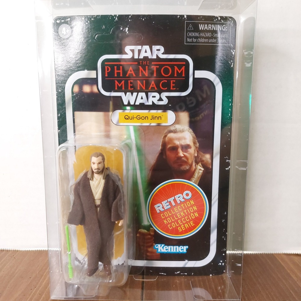 Star Wars Retro Collection Qui-Gon Jinn TPM 2024 Hasbro Kenner Style MOC